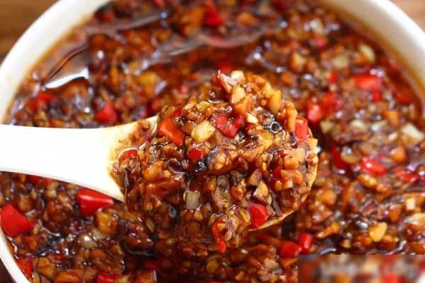 秘制香辣蘑菇酱拌面条，炒米饭馒头视频教程-爆汁配方社