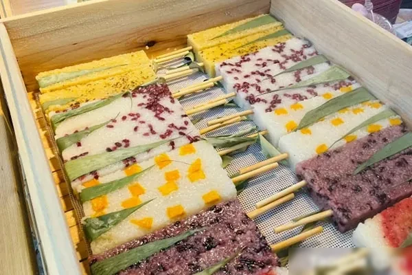 糯米糕彩色饭制作配方和视频教程-爆汁配方社