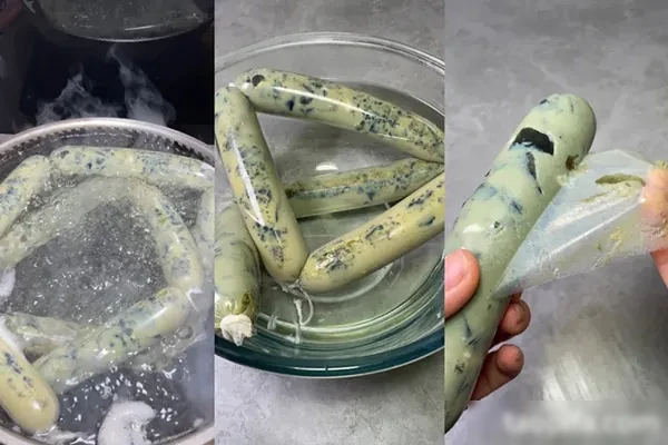 松花鸡蛋肠制作教程视频教程-爆汁配方社