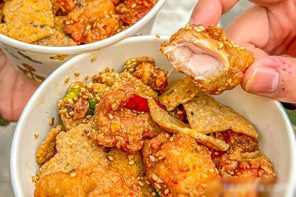 图片[1]-5种口味蟹黄锅巴鸡配方和视频教程-爆汁配方社