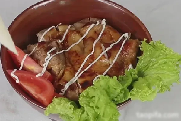 照烧美乃滋鸡肉饭超美味高颜值易操作-爆汁配方社