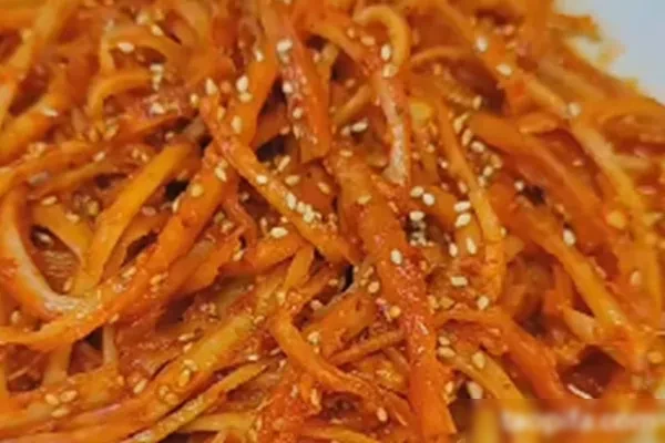 朝鲜族拌桔梗(苟宝)咸菜课程-爆汁配方社