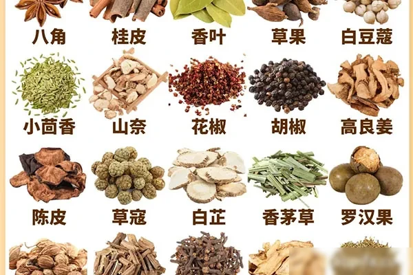 各大香料卤煮功效技术配方和视频教程-爆汁配方社