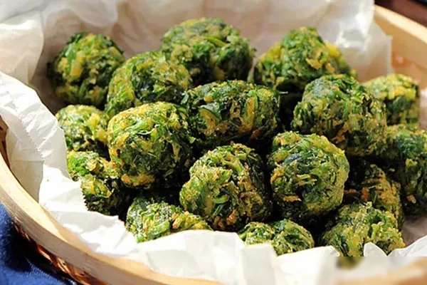 美味茼蒿丸子视频教程-爆汁配方社