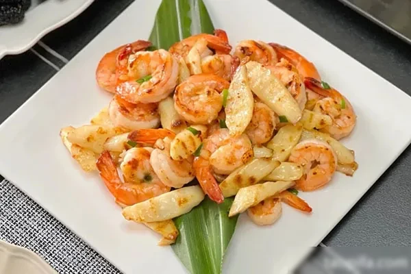 图片[1]-淮山煎虾仁视频教程-爆汁配方社