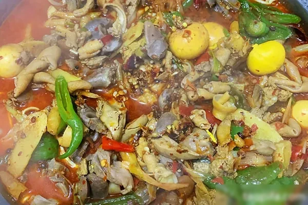图片[1]-四川酸萝⺊鸡杂火锅技术配方和视频教程-爆汁配方社