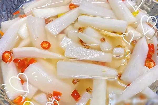 图片[1]-黄金泡萝卜、泡菜口味萝卜心视频教程-爆汁配方社