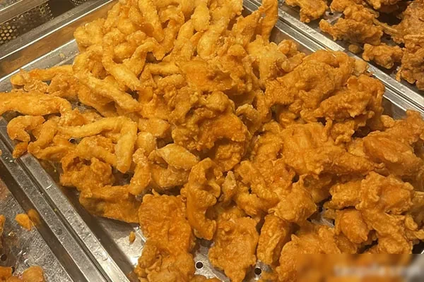 炸鸡地摊(香酥蘑菇+鸡锁骨+中式炸鸡)-爆汁配方社