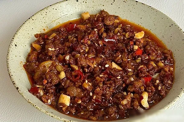 快手胖胖老杨香辣牛肉酱技术配方和视频教程-爆汁配方社