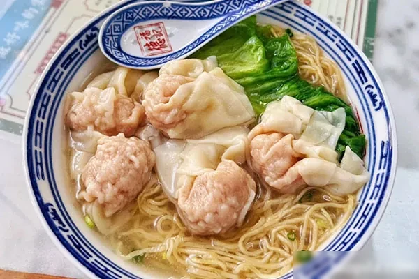 港式鲜虾云吞面竹升面&鲜虾云吞靓汤底-爆汁配方社