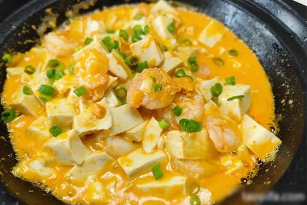 图片[1]-蟹黄豆腐山药炒木耳制作视频教程-爆汁配方社