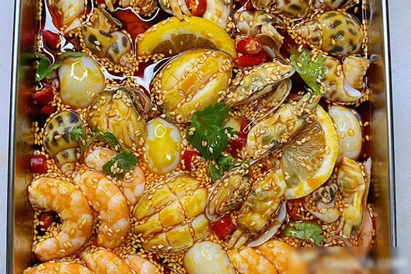 商业版冷卤海鲜汁“夏季爆款特色小吃视频教程-爆汁配方社