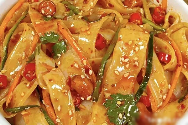 烹饪摆摊爆品冻皮凉面凉粉甜水面-爆汁配方社