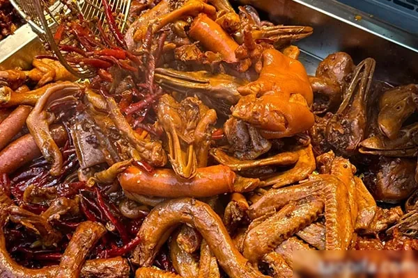 麻辣鸭货卤汤制作肉菜通用技术视频教程-爆汁配方社