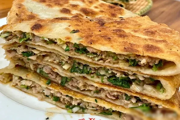 红油煎饼和黄河夹肉饼制作技术视频-爆汁配方社