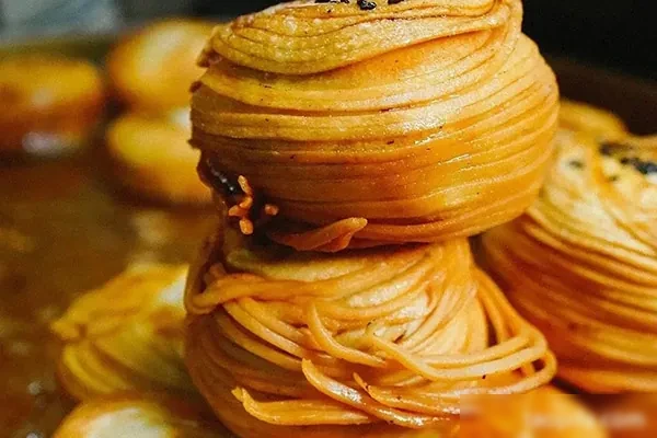 图片[1]-金丝肉饼的制作技术视频-爆汁配方社