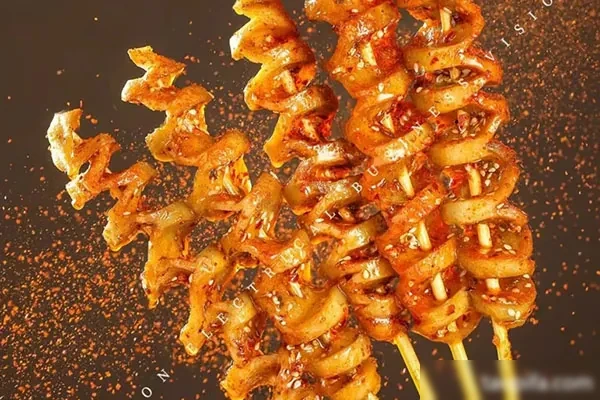 图片[1]-烤面筋技术教程3000米-爆汁配方社