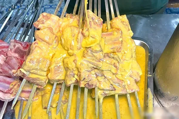 图片[1]-新式挂糊新疆羊肉串技术视频教程-爆汁配方社